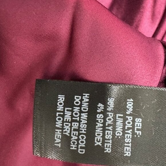 NWT Lulus Embrace Me Burgundy Floral Velvet Cowl Neck Maxi Slip Dress​ - Picture 8 of 8